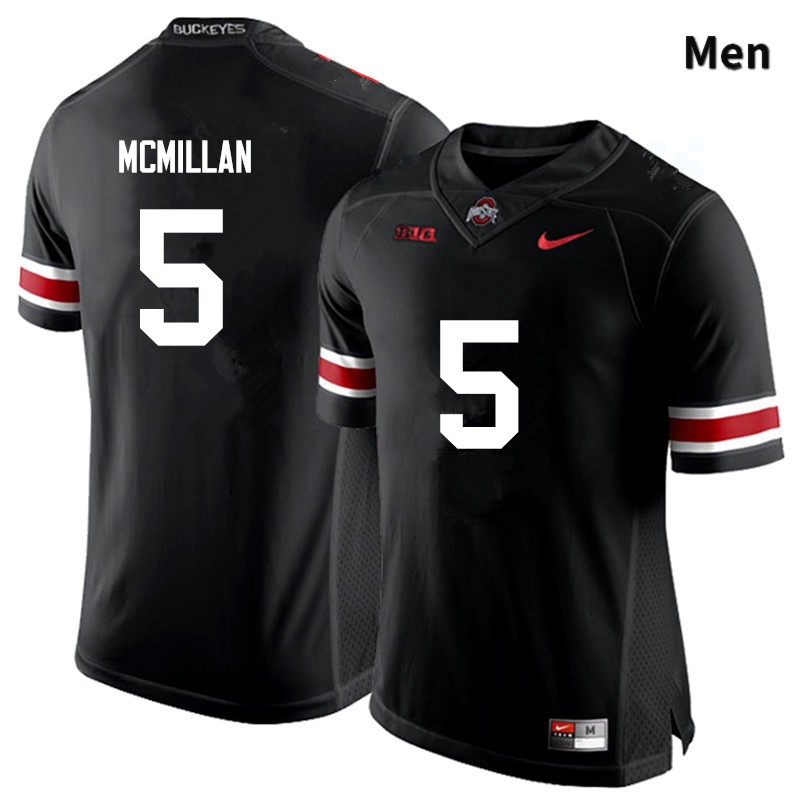 Men's Ohio State Buckeyes #5 Raekwon McMillan Black Game College Stitched Football Jersey 23NX047EC